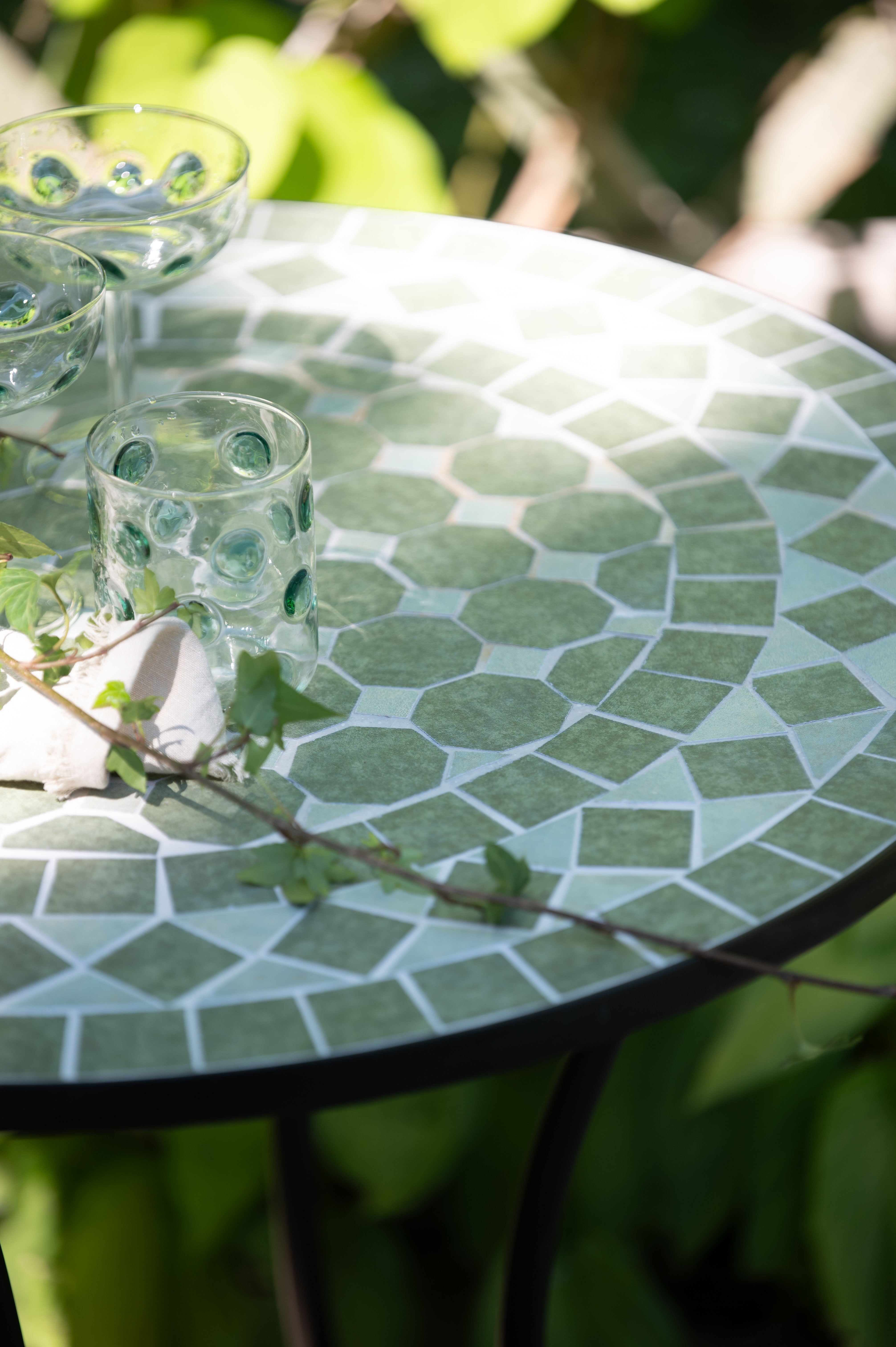 Venice Café Bord Vit/grön